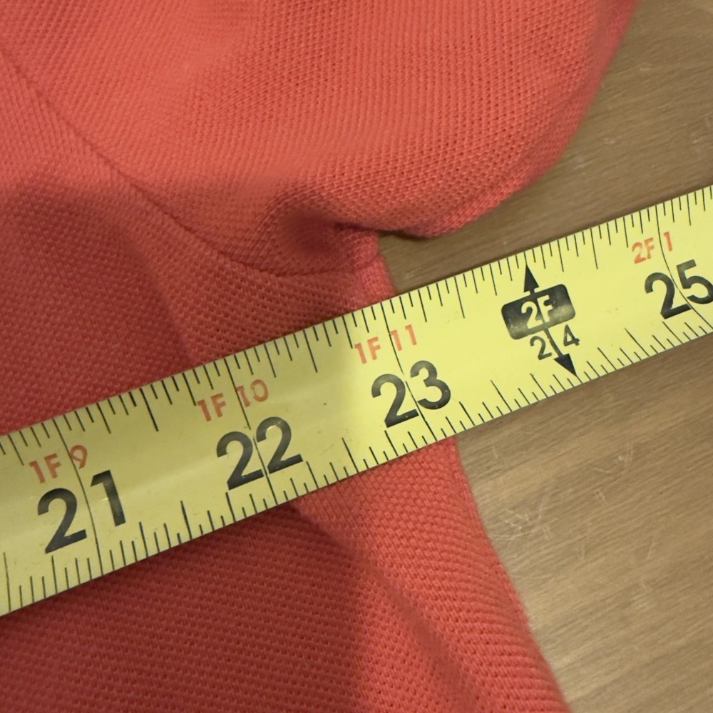 Polo Ralph Ralph Men's Bright Red Short Sleeve Collared Polo Size Large - Picture 4 of 5